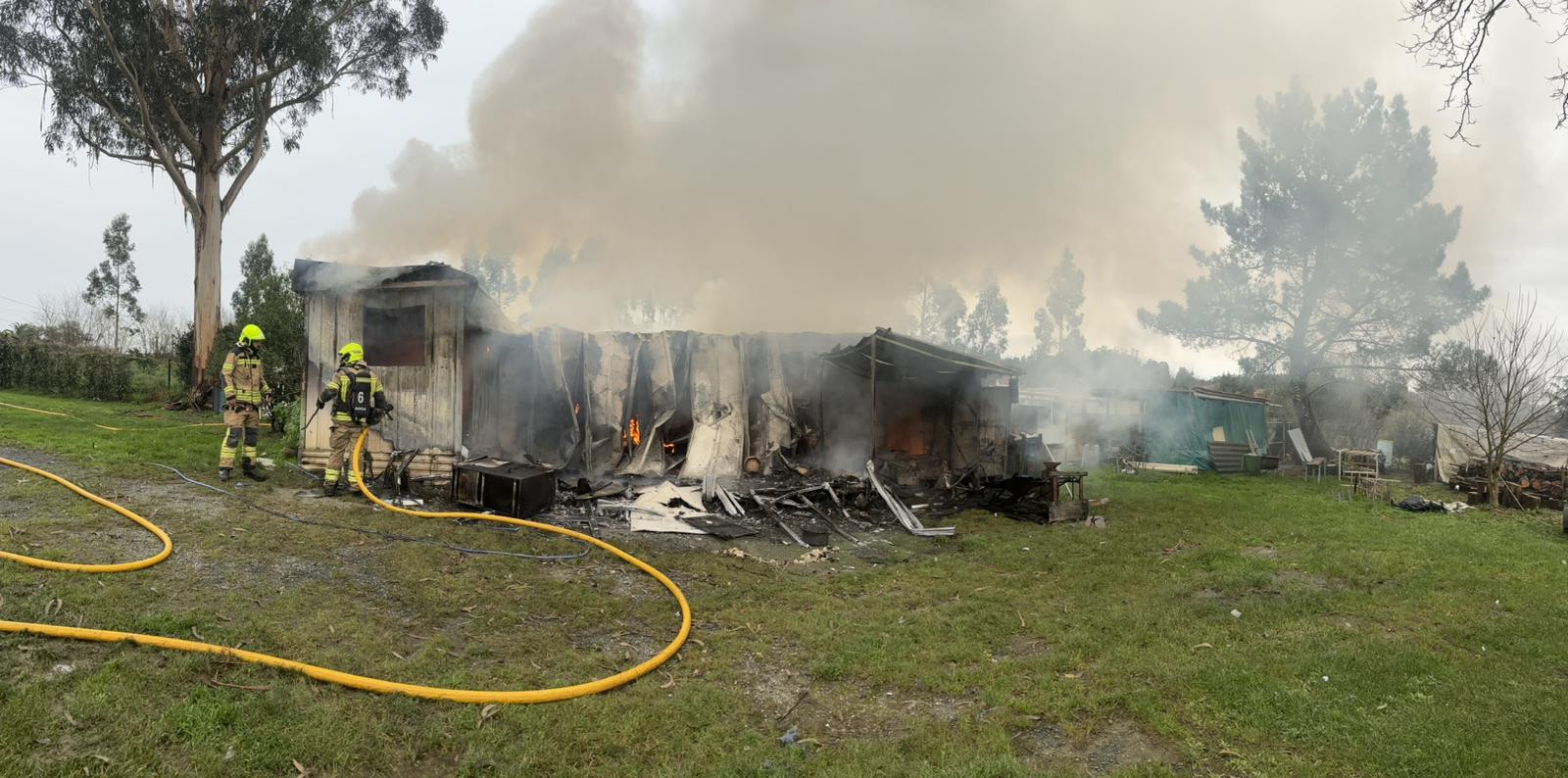 El Fuego Calcina La Bodega De Una Vivienda En Nar N