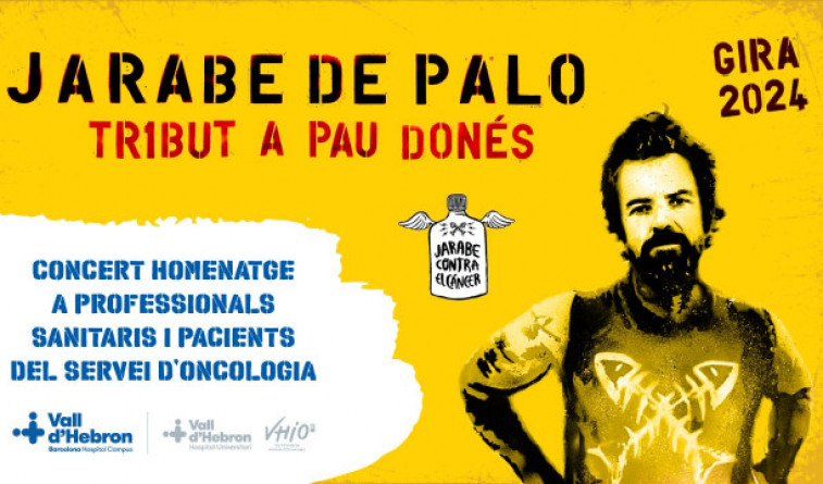 Jarabe de Palo recuerda a Pau Donés en emotivo concierto homenaje en Hospital Vall Hebron
