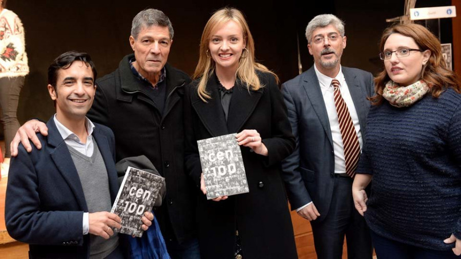 Centenarios de Galicia se dan cita en la presentación del libro “Cenx100” en Caranza