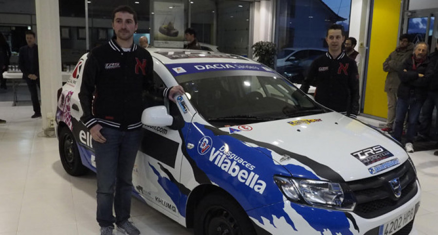 Javier e Iván Bouza, en el Rally Du Var con Renault