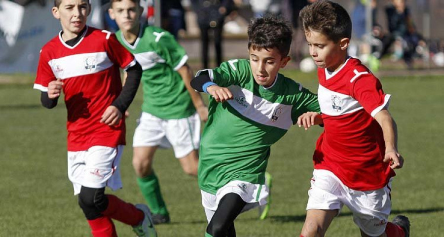 Buen papel de los sub 12 de Ferrol en Abegondo