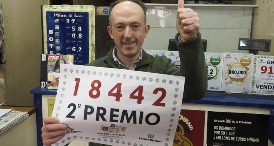 Vendidos en Ferrol dos décimos del segundo premio de El Niño