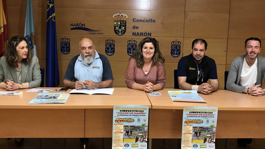 Motos, música y turismo en Narón con la XIV Concentración del club Fojeteiros