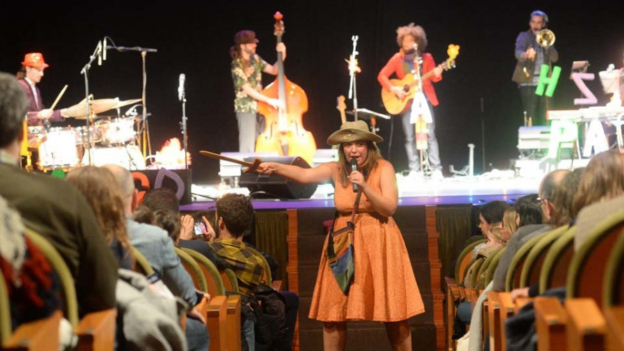 Música en directo e acción teatral coa banda de María Faltri para pechar o Apego