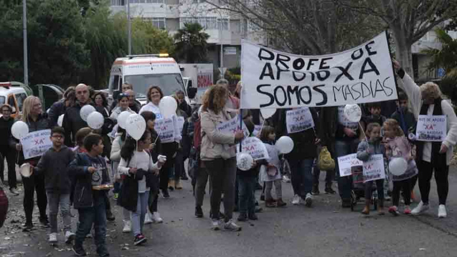 La comunidad educativa del Masdías consigue el profesor de apoyo que le suprimieron