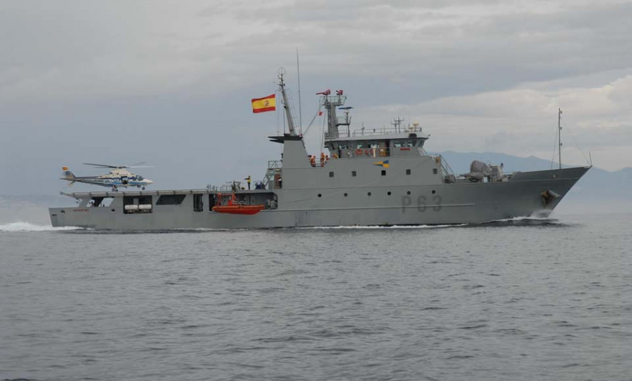 El patrullero “Arnomendi” completa una nueva campaña de vigilancia e inspección pesquera y regresa a puerto