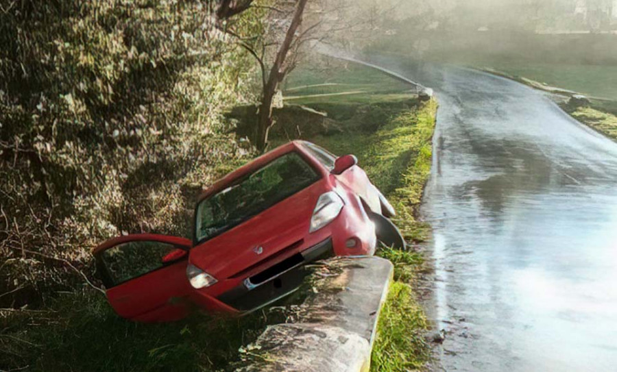 Las carreteras de la comarca registran hasta siete accidentes en un solo día por la borrasca “Filomena”