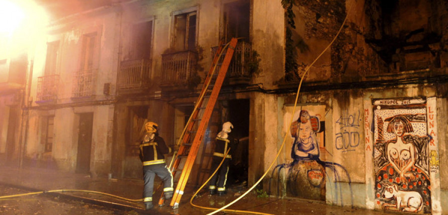 Casas abandonadas, ocupadas o sin suministro, principal foco de los incendios urbanos