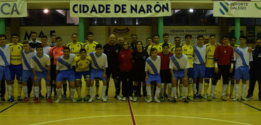 El Cidade de Narón logró la victoria ante la selección gallega sub 19