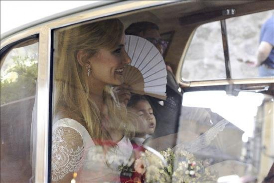 Feliciano López y Alba Carrillo sellan su amor en Toledo