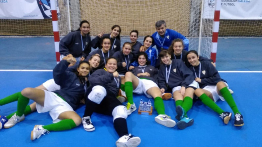 Título autonómico del equipo femenino sub 17 de Ferrol