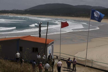 Las playas ferrolanas son las únicas de la comarca con banderas azules