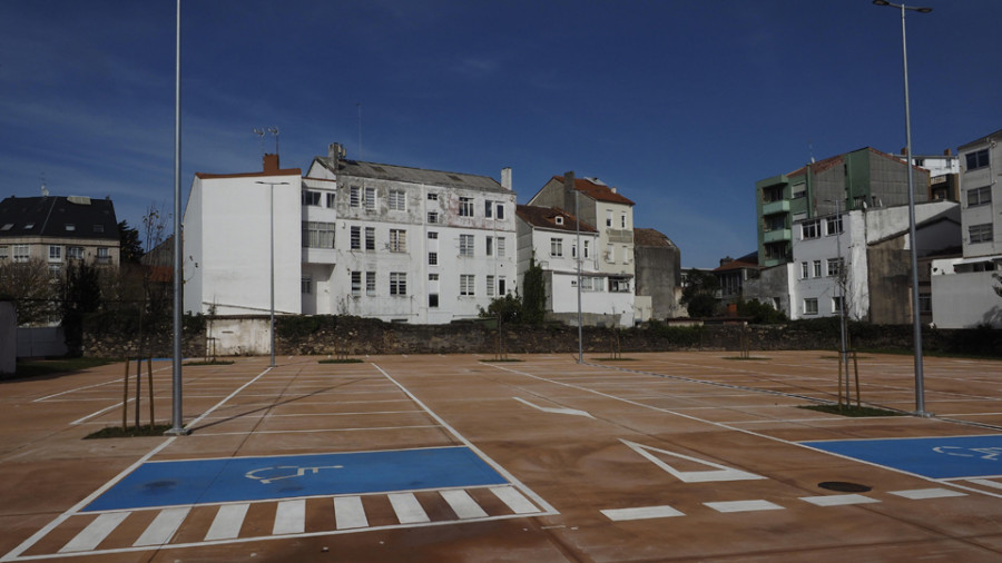 El parking de Canido, a la espera de su apertura tras concluir las obras hace casi dos meses