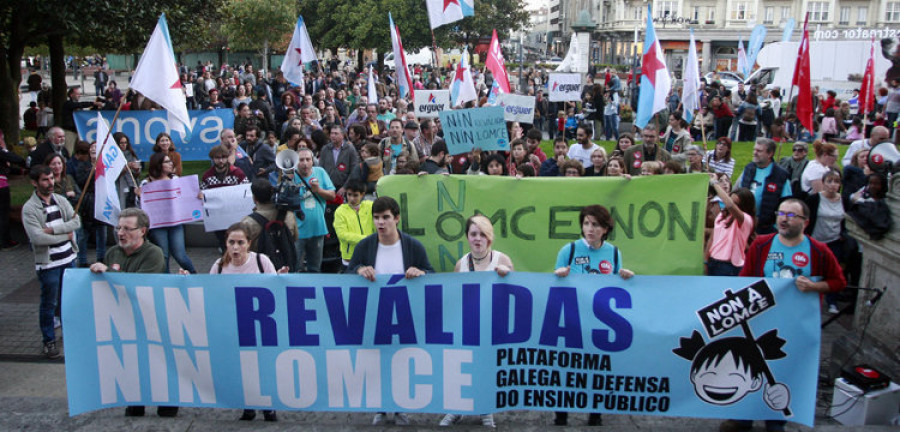 El Congreso aprueba la paralización de la Lomce con los votos en contra del PP