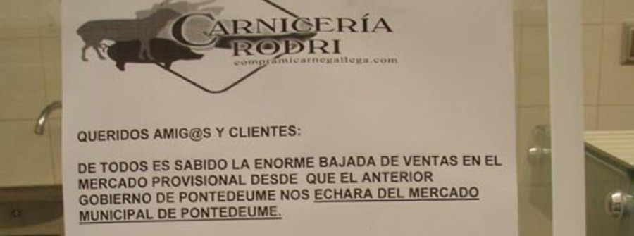 El mercado de Pontedeume continúa con el goteo de cierres