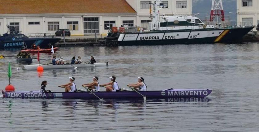 Las cadetes del Cedeira se cuelgan el oro en el Nacional de yolas