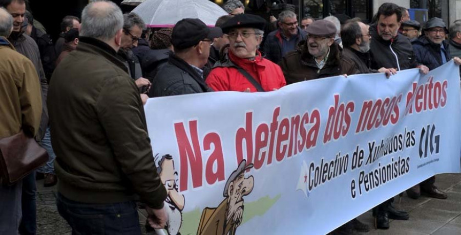 Sindicatos y plataformas de Ferrol reivindican por separado unas “pensiones dignas”