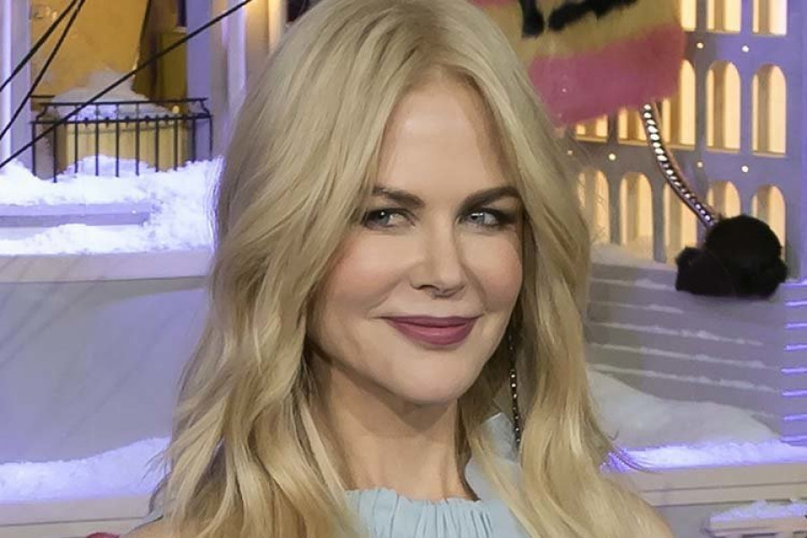 Nicole Kidman inaugura la Navidad en el centro comercial Printemps