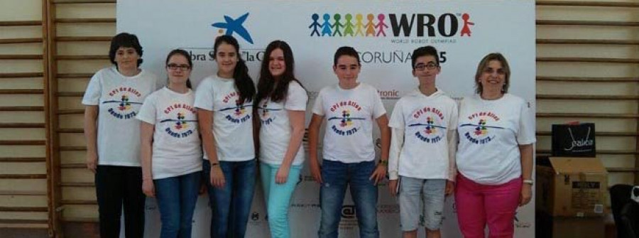 Alumnos del CPI Atios ganan la edición gallega de la olimpiada de robótica WRO