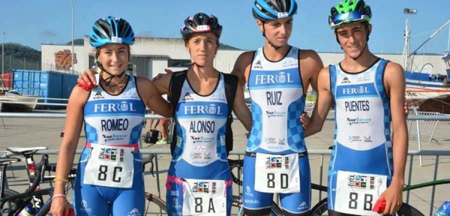 El Triatlón Ferrol se sobrepone a la adversidad y se proclama campeón