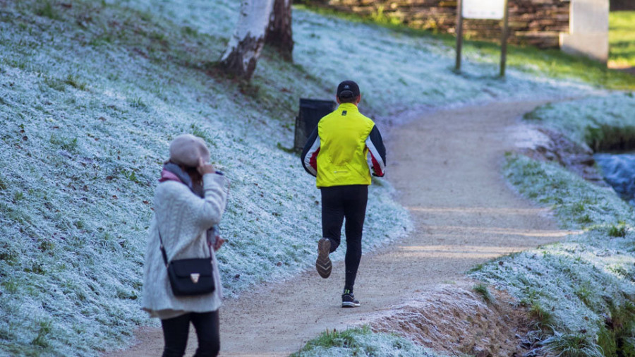 Lugo, Ourense y la costa norte de A Coruña siguen en aviso amarillo por bajas temperaturas