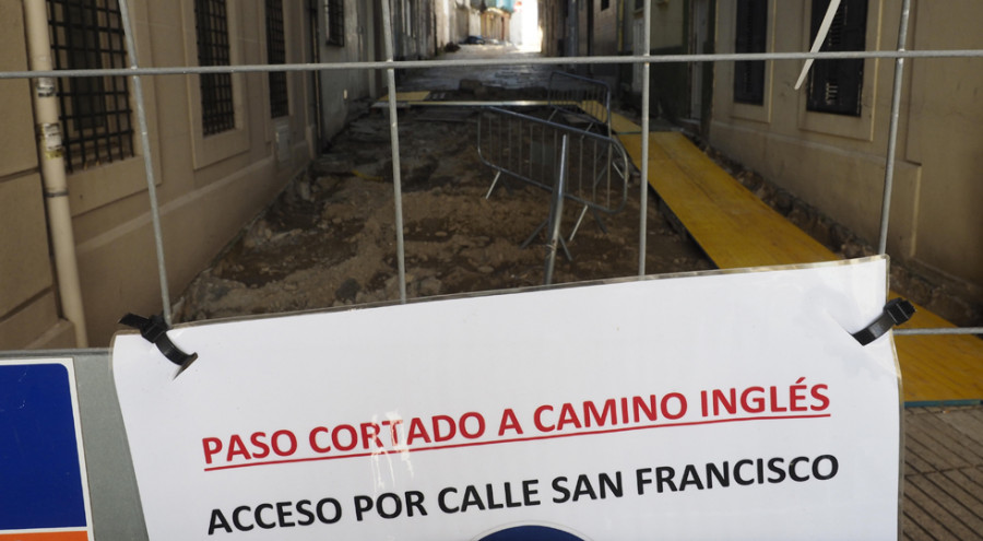 El Camino Inglés se desvía por obras volviendo a su itinerario histórico