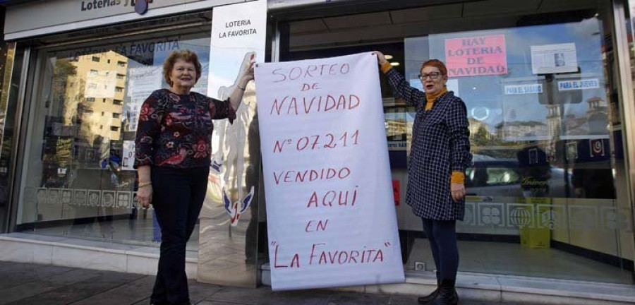 La Lotería de Navidad se muestra esquiva con A Coruña pero deja 20.000 euros de un Cuarto premio