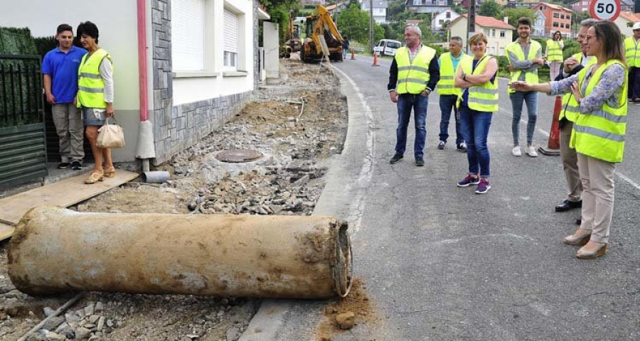 Comienzan las obras de la senda de la AC-141 en el municipio de Cabanas