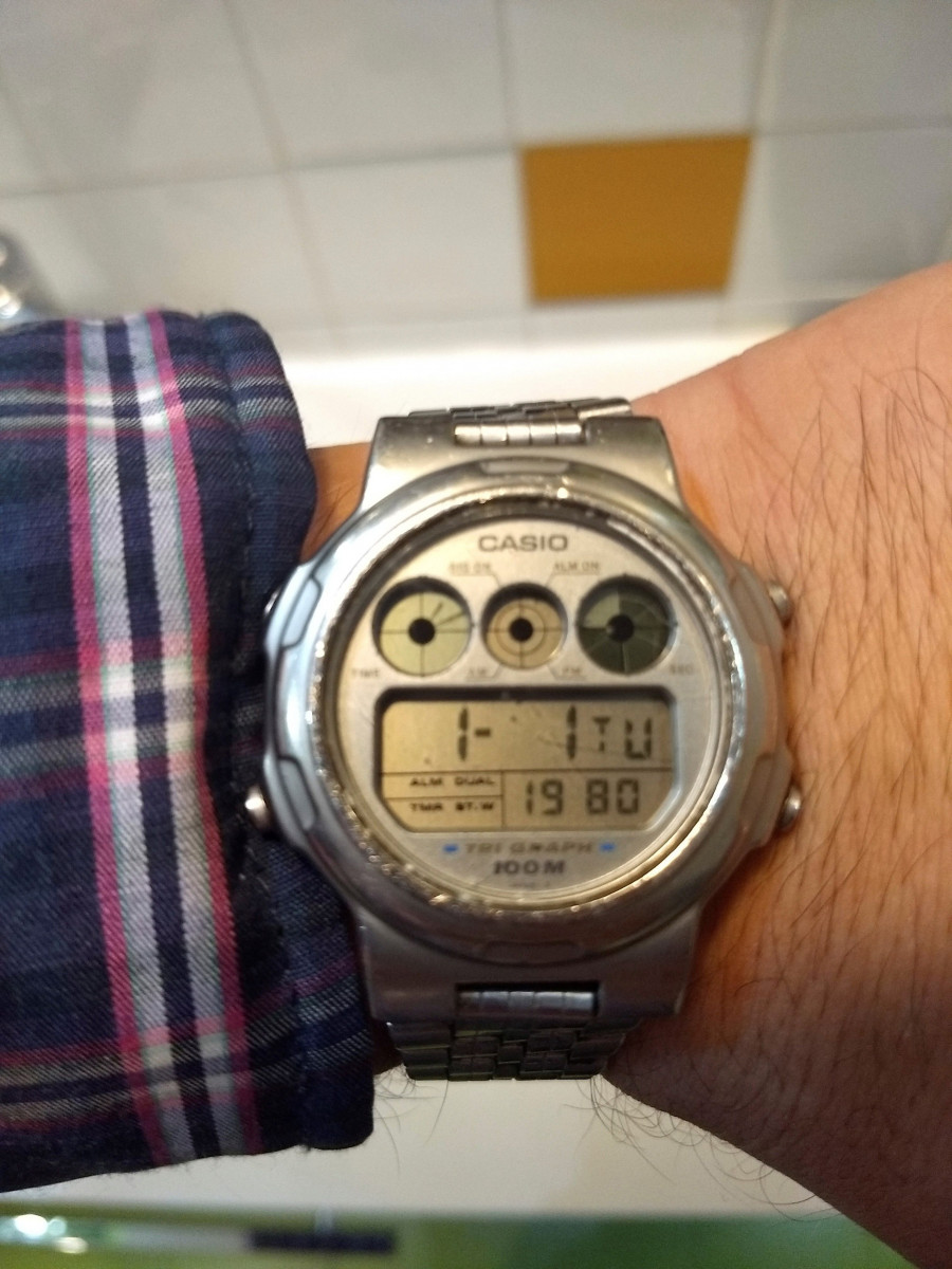 El viejo reloj Casio que regres a 1980 cuando iba a recibir 2020