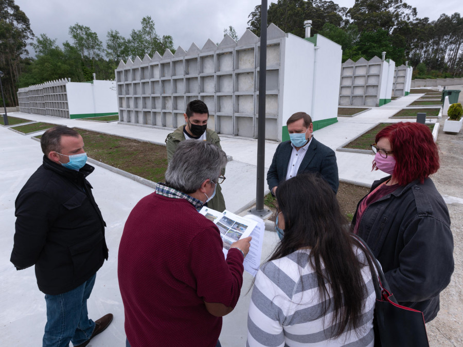 El Concello de Fene recepciona las obras de ampliación del cementerio municipal