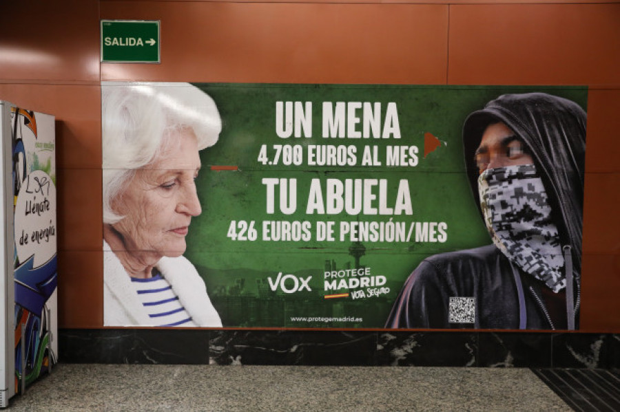La Audiencia de Madrid avala el cartel de Vox como una "legítima lucha ideológica"