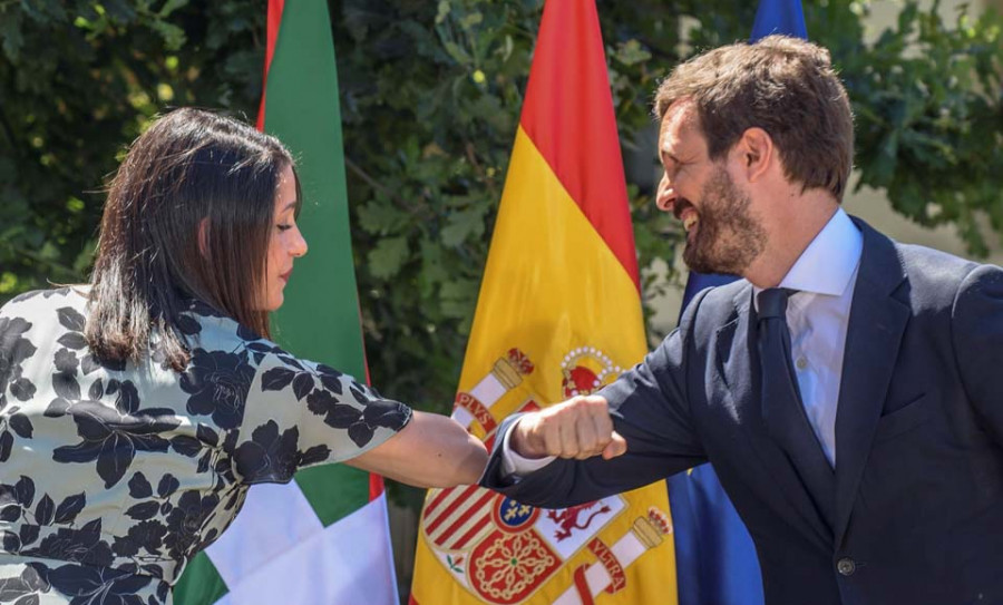 Arrimadas y Casado, unidos