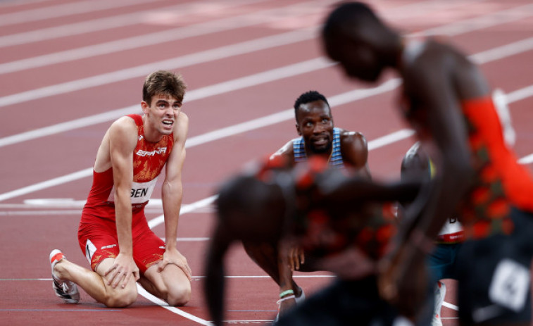 El gallego Adrián Ben firma un sensacional quinto puesto en la final de los 800 metros