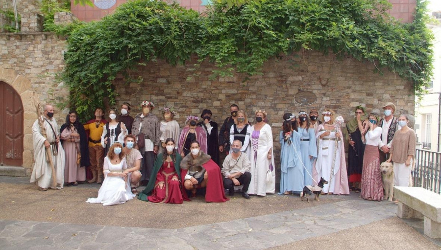 Cedeira acogió la celebración de las bodas celtas en la fiesta de Lugnasad