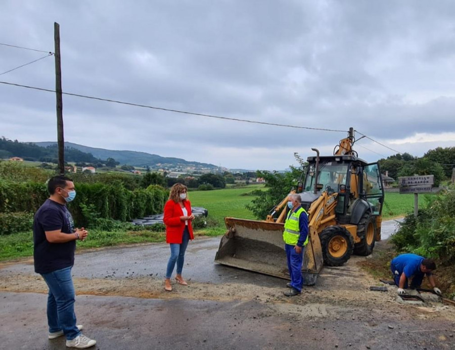 Narón destaca la inversión de más de un millón de euros en obras en la red de saneamiento