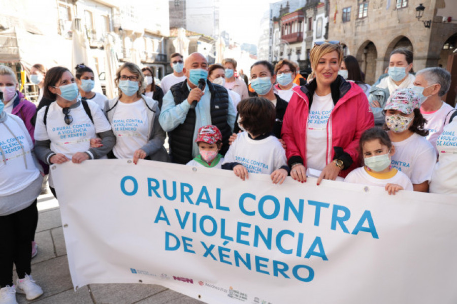 Un total de 24 marchas recorren Galicia en rechazo a la violencia machista