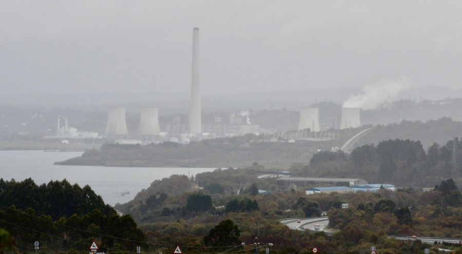 La central de As Pontes retoma parte de su actividad con la llegada de una ola polar