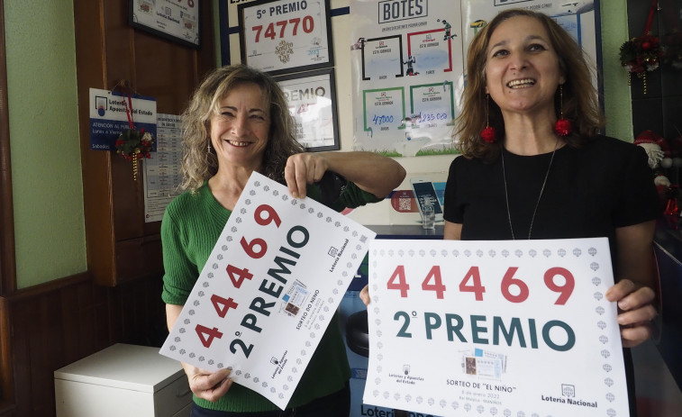 La suerte vuelve a la comarca con dos segundos premios de la Lotería del Niño en Maniños y Neda