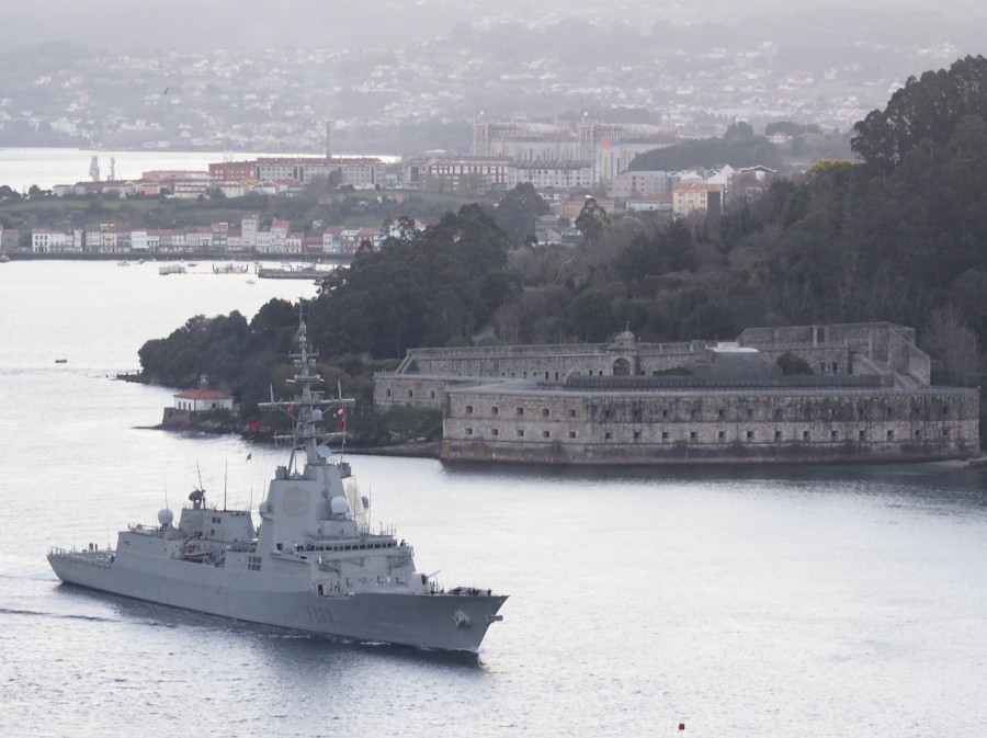La fragata “Blas de Lezo” abandonó su base en Ferrol para iniciar su misión en el Mar Negro