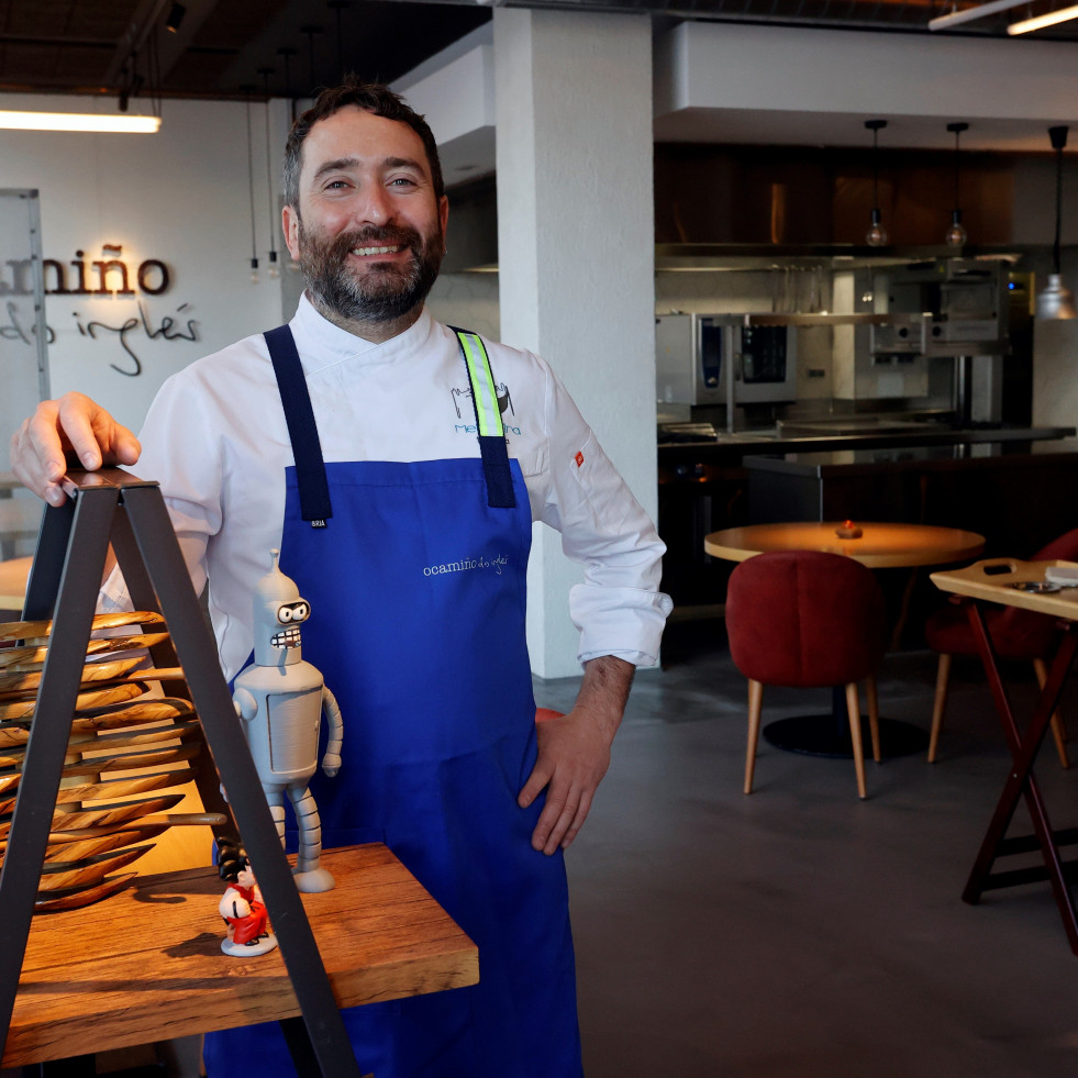 El restaurante O Camiño do Inglés se convierte por unos días en un auténtico bistró francés