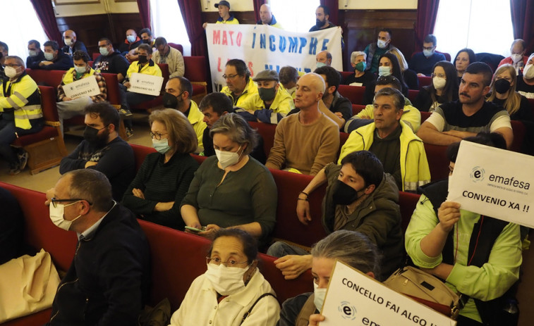 Los conflictos laborales abiertos suman tensión al debate plenario