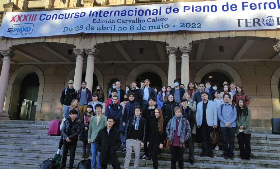 El concurso ferrolano reúne a 53 pianistas de entre 17 y 39 años