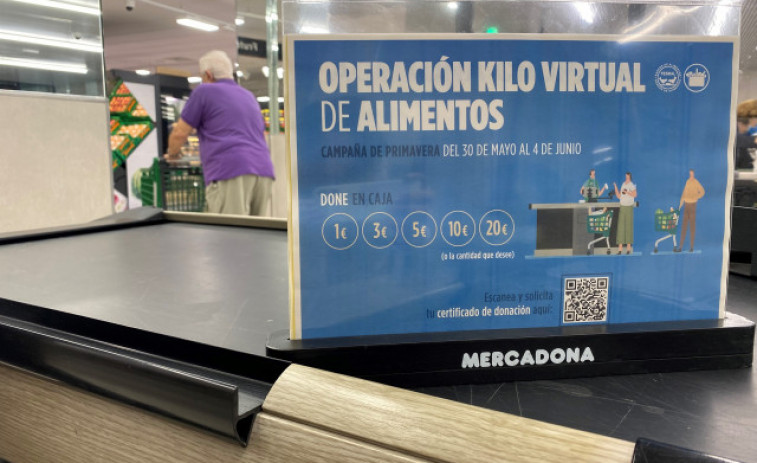 Las tiendas de Mercadona en Galicia participan en la operación Kilo 2023