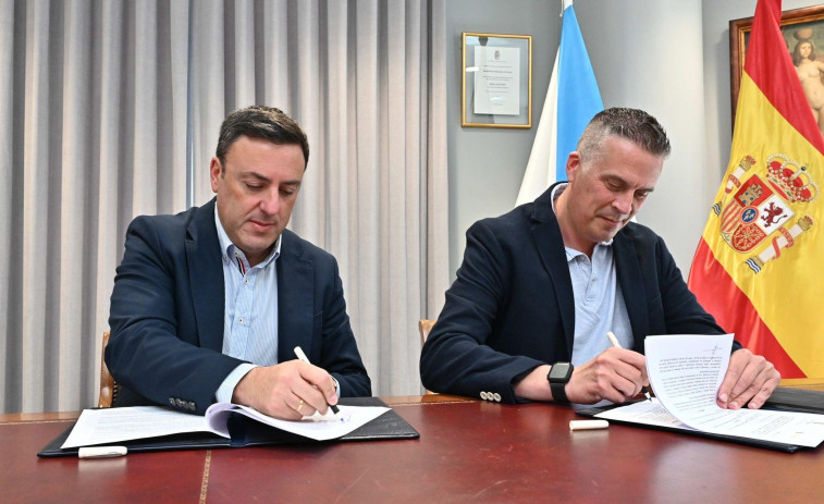 Cedeira y la Diputación firman un convenio para financiar mejoras en el polideportivo