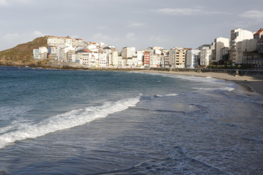 Aviso amarillo por viento en el mar en la Costa da Morte