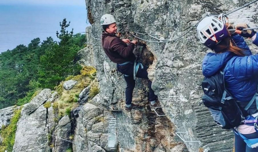 La villa es pionera por su via ferrata