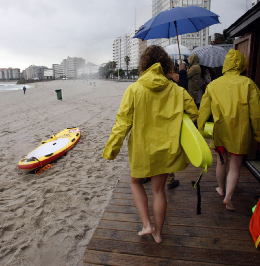 Una borrasca dejará lluvias en Galicia a partir de la media tarde del domingo