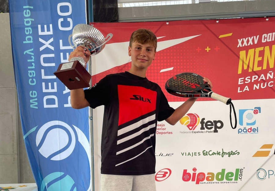 Subcampeonato estatal infantil para Iago Fuertes