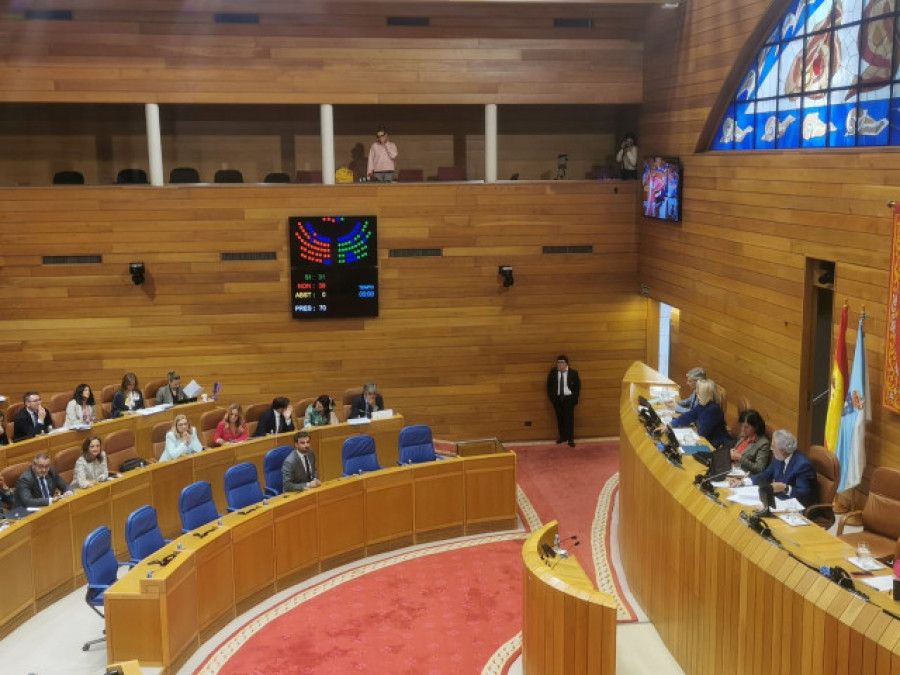 Unanimidad en el Parlamento de Galicia para reclamar al Estado las competencias en ordenación pesquera