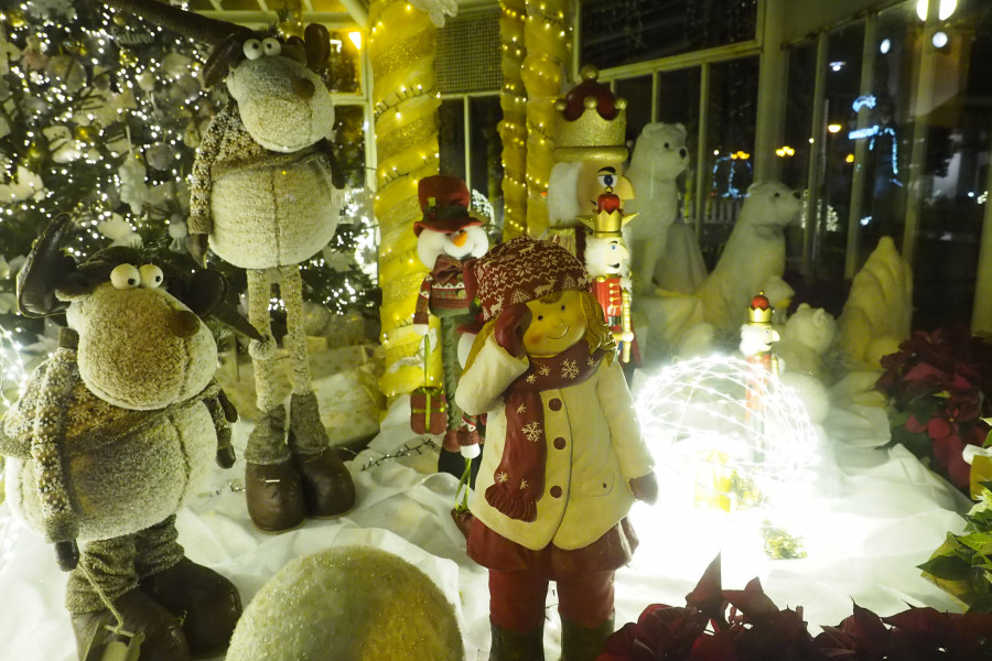 A paxareira do Cantón, un novo atractivo para visitar a decoración de Nadal de Ferrol